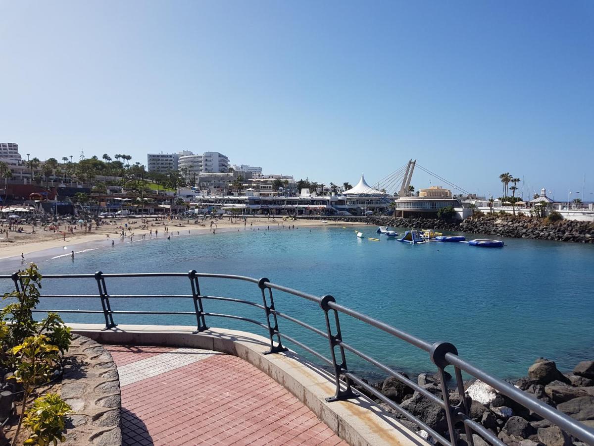 Borinquen Only 280 Meters To The Beach, Balcony With Sea View, Heated Pool, Wifi Playa de las Américas Dış mekan fotoğraf
