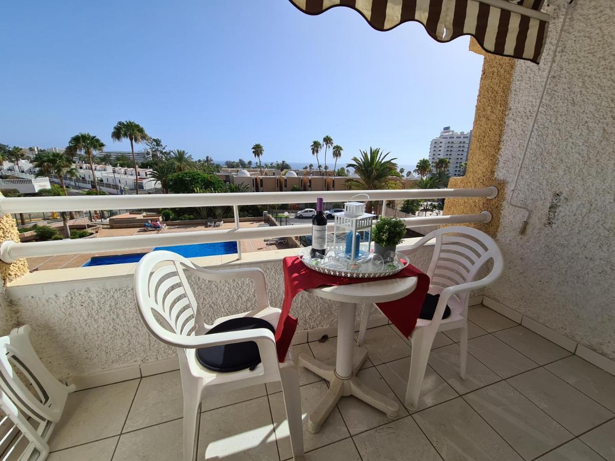 Borinquen Only 280 Meters To The Beach, Balcony With Sea View, Heated Pool, Wifi Playa de las Américas Dış mekan fotoğraf